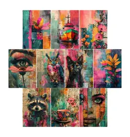 SIMPLY STATED SIMPLY STATED VIBRANT COLLAGE 3.5x5 PROJECT BASE