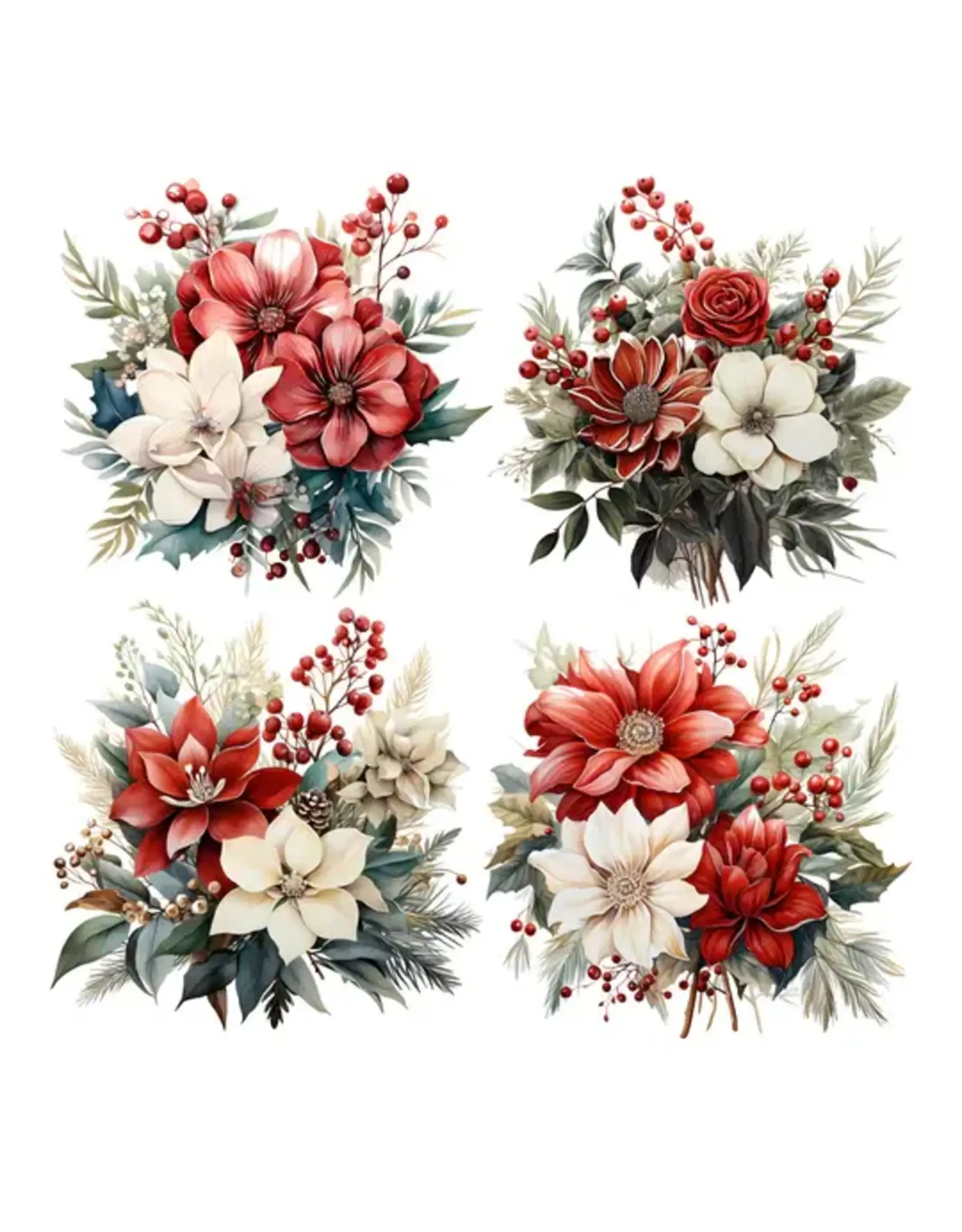 SIMPLY STATED SIMPLY STATED CHRISTMAS FLORALS XL EPHEMERA