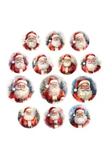 SIMPLY STATED SIMPLY STATED SANTA MEDALLIONS EPHEMERA