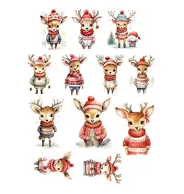 SIMPLY STATED SIMPLY STATED CUTE REINDEER EPHEMERA