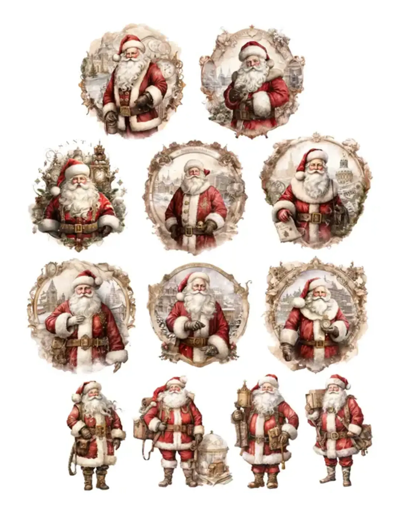 SIMPLY STATED SIMPLY STATED FANCY SANTA EPHEMERA