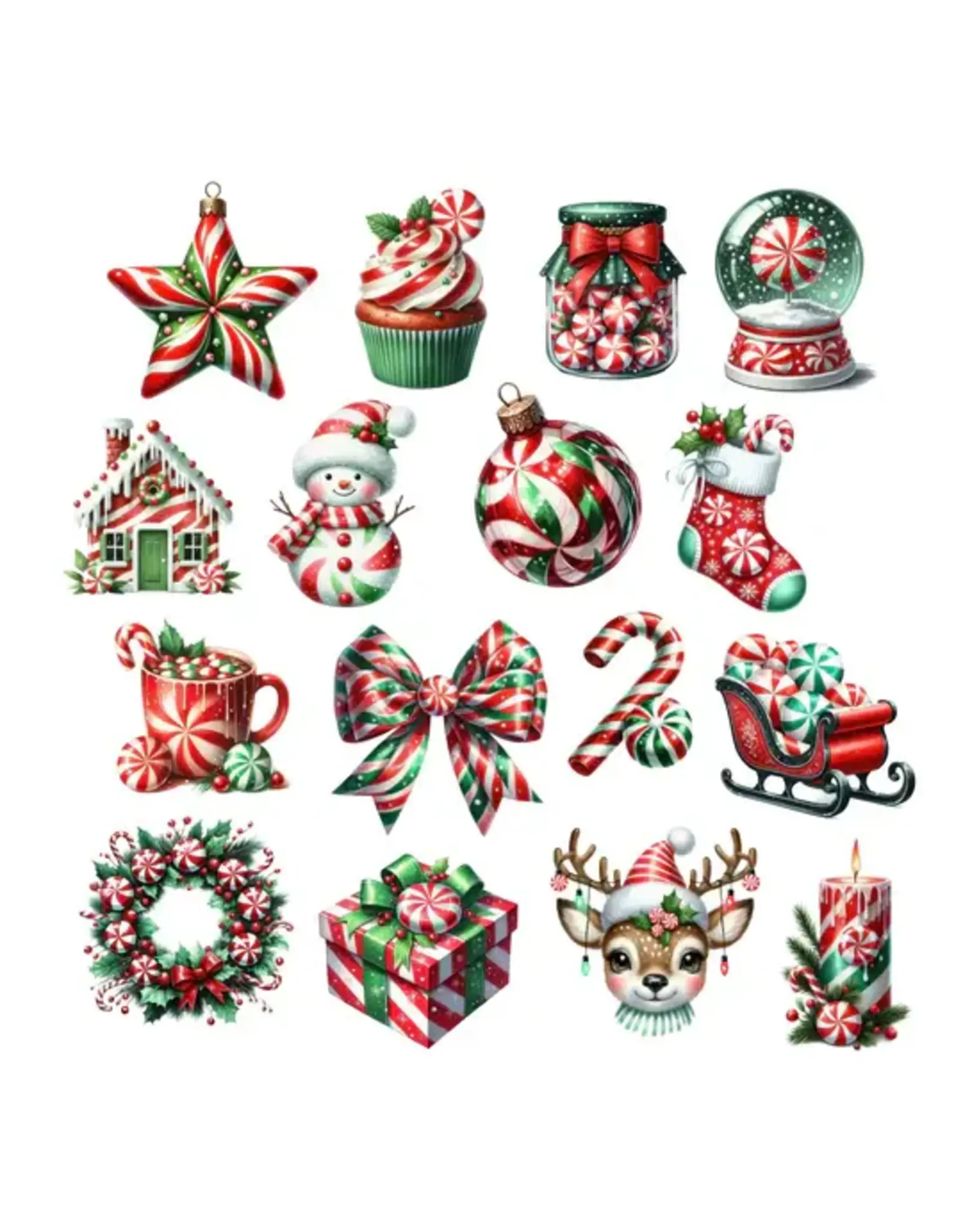 SIMPLY STATED SIMPLY STATED CANDY CANE CHRISTMAS EPHEMERA