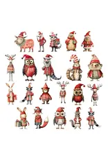 SIMPLY STATED SIMPLY STATED QUIRKY CHRISTMAS ANIMALS EPHEMERA
