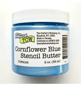 CRAFTERS WORKSHOP THE CRAFTER'S WORKSHOP CORNFLOWER BLUE STENCIL BUTTER 2oz
