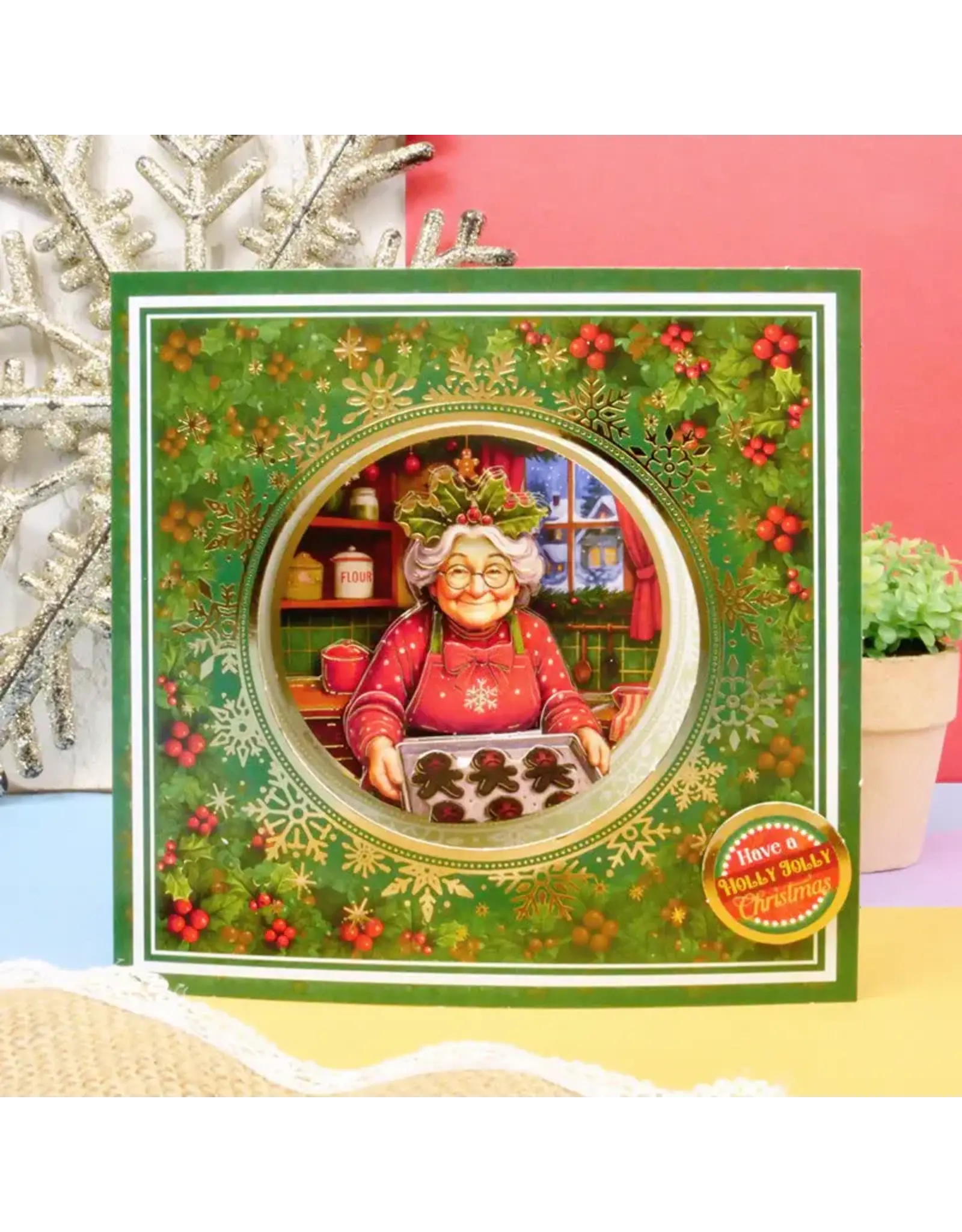 HUNKYDORY CRAFTS LTD. HUNKYDORY DELIGHTFUL GONDEN OLDIES DECOUPAGE CARD KIT