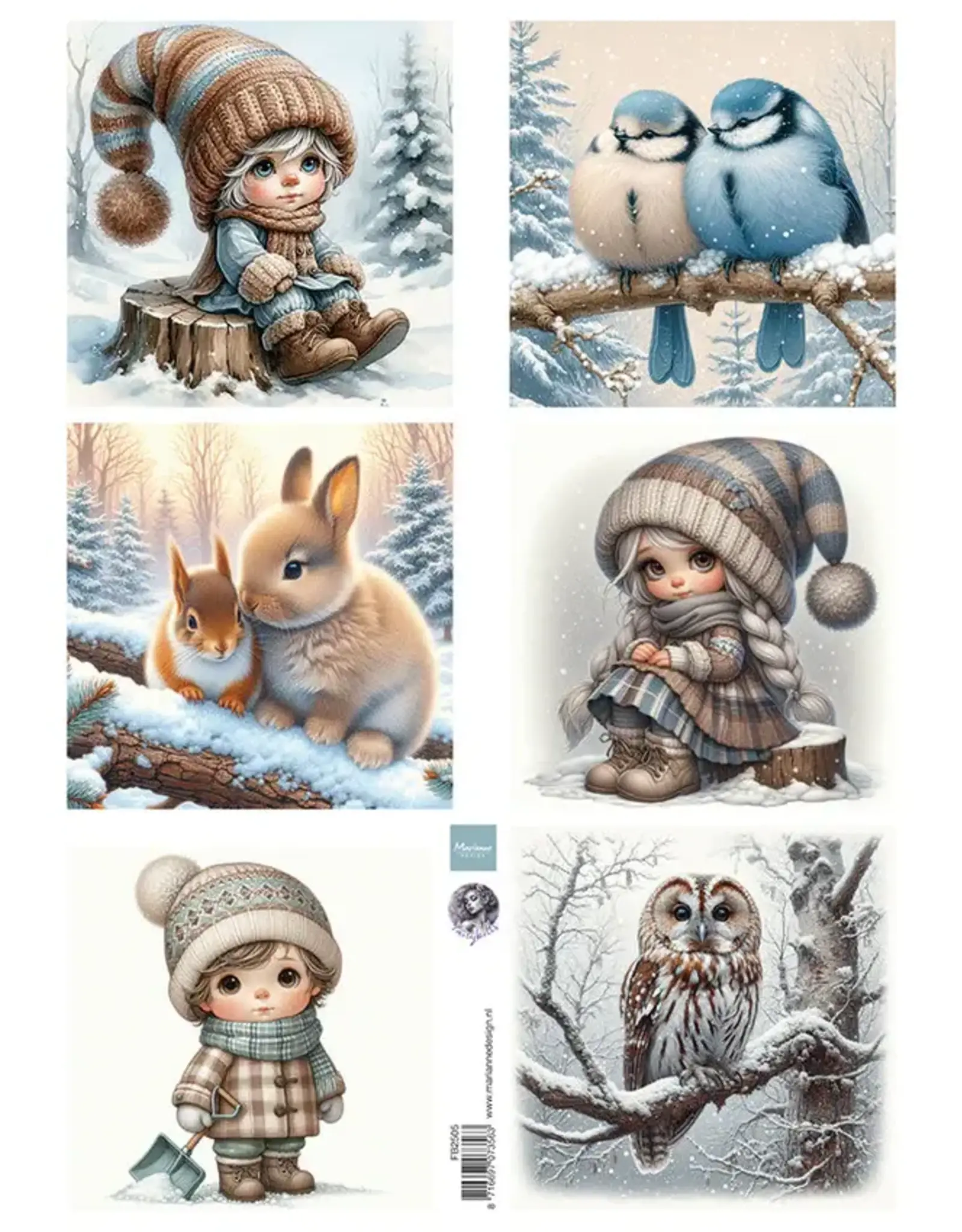 MARIANNE DESIGNS MARIANNE DESIGN DREAMY WINTER BY FAIRYBELLS