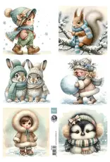 MARIANNE DESIGNS MARIANNE DESIGN COSY WINTER BY FAIRYBELLS