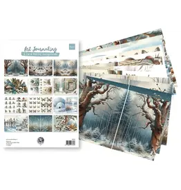 MARIANNE DESIGNS MARIANNE DESIGN ART JOURNALING WINTERSET BY FAIRYBELLS