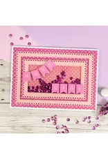 HUNKYDORY CRAFTS LTD. HUNKYDORY MOONSTONE BANNER BUNTING ALPHABET & NUMBERS DIE SET