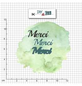 DIY & CIE DIY & CIE DUO MERCI DIE SET