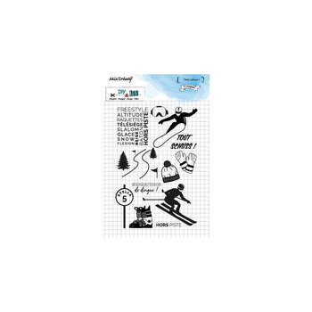 DIY & CIE DIY & CIE TOUT SCHUSS CLEAR STAMP SET