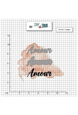 DIY & CIE DIY & CIE AMOUR CLEAR STAMP & DIE SET