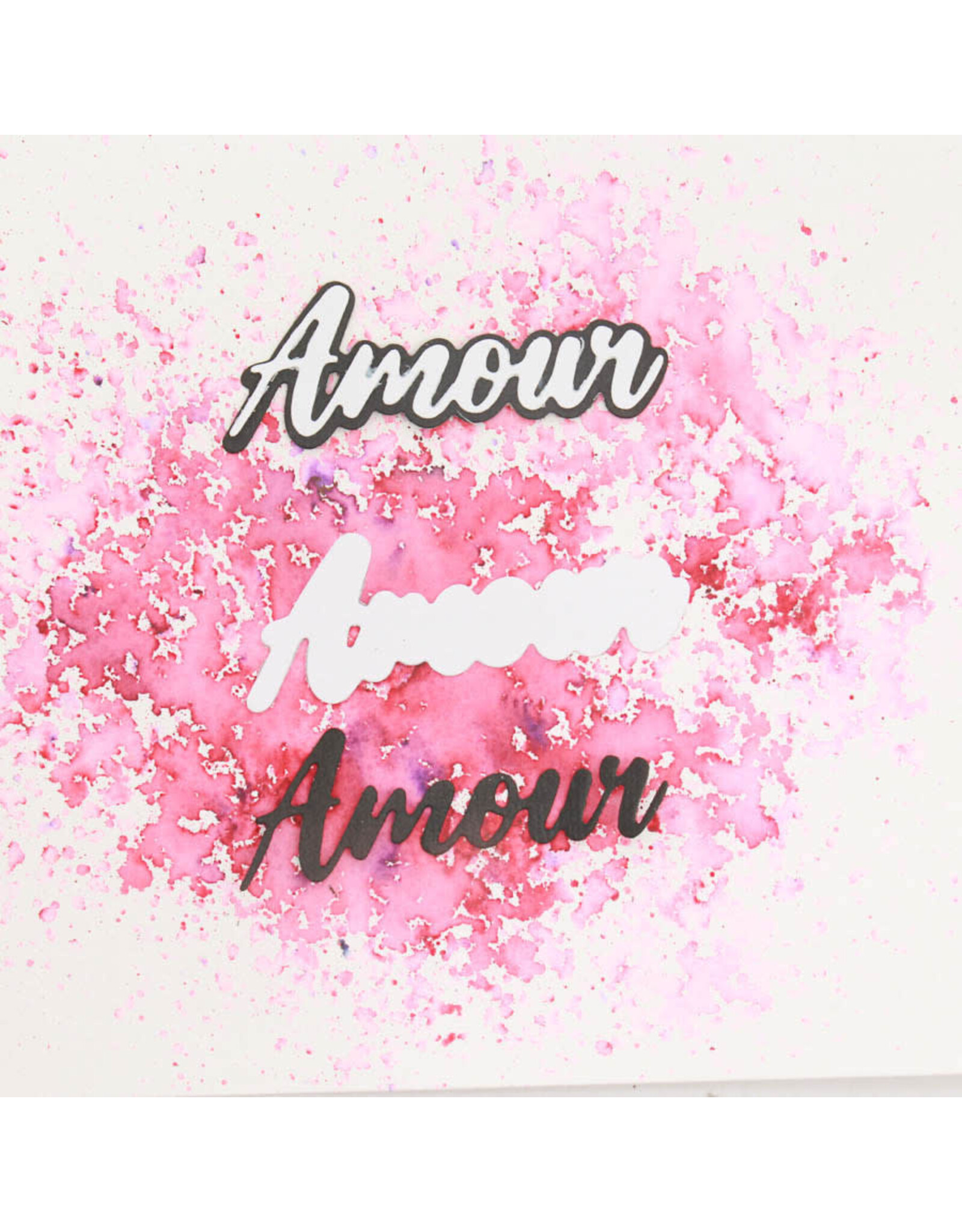 DIY & CIE DIY & CIE AMOUR CLEAR STAMP & DIE SET