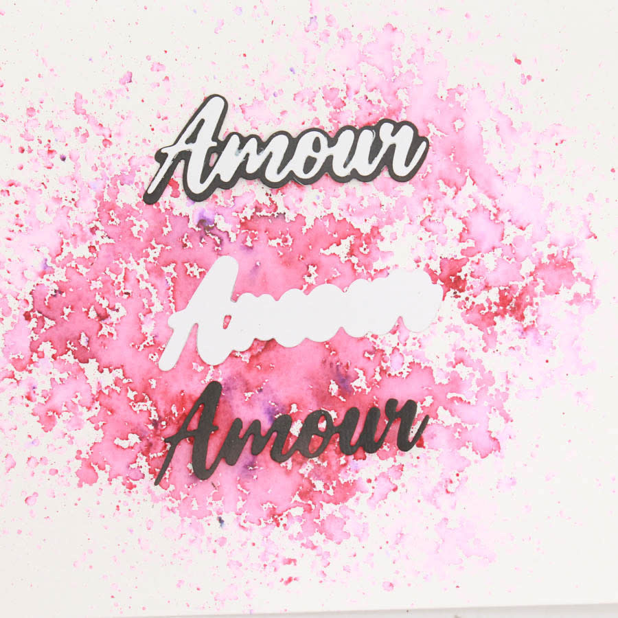 DIY & CIE DIY & CIE AMOUR CLEAR STAMP & DIE SET
