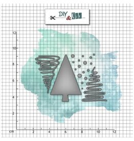 DIY & CIE DIY & CIE TRIO SAPIN #2 DIE SET