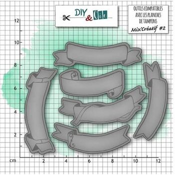 DIY & CIE DIY & CIE MIX CREATIF #2 DIE BANNIERES