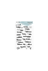 DIY & CIE DIY & CIE CHAQUE INSTANT CLEAR STAMP SET