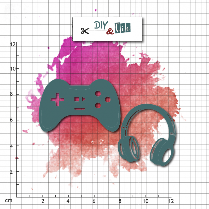 DIY & CIE DIY & CIE MANETTE/DUO GAMER DIE SET