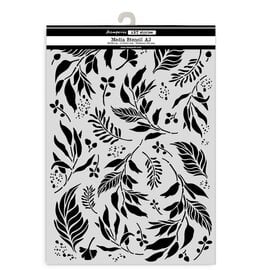 STAMPERIA STAMPERIA ART STORIES LEAVES STENCIL