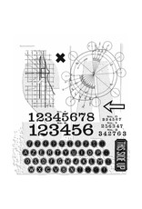 STAMPERS ANONYMOUS STAMPERS ANONYMOUS TIM HOLTZ DECONSTRUCTED 7x8.5 CLING STAMP SET