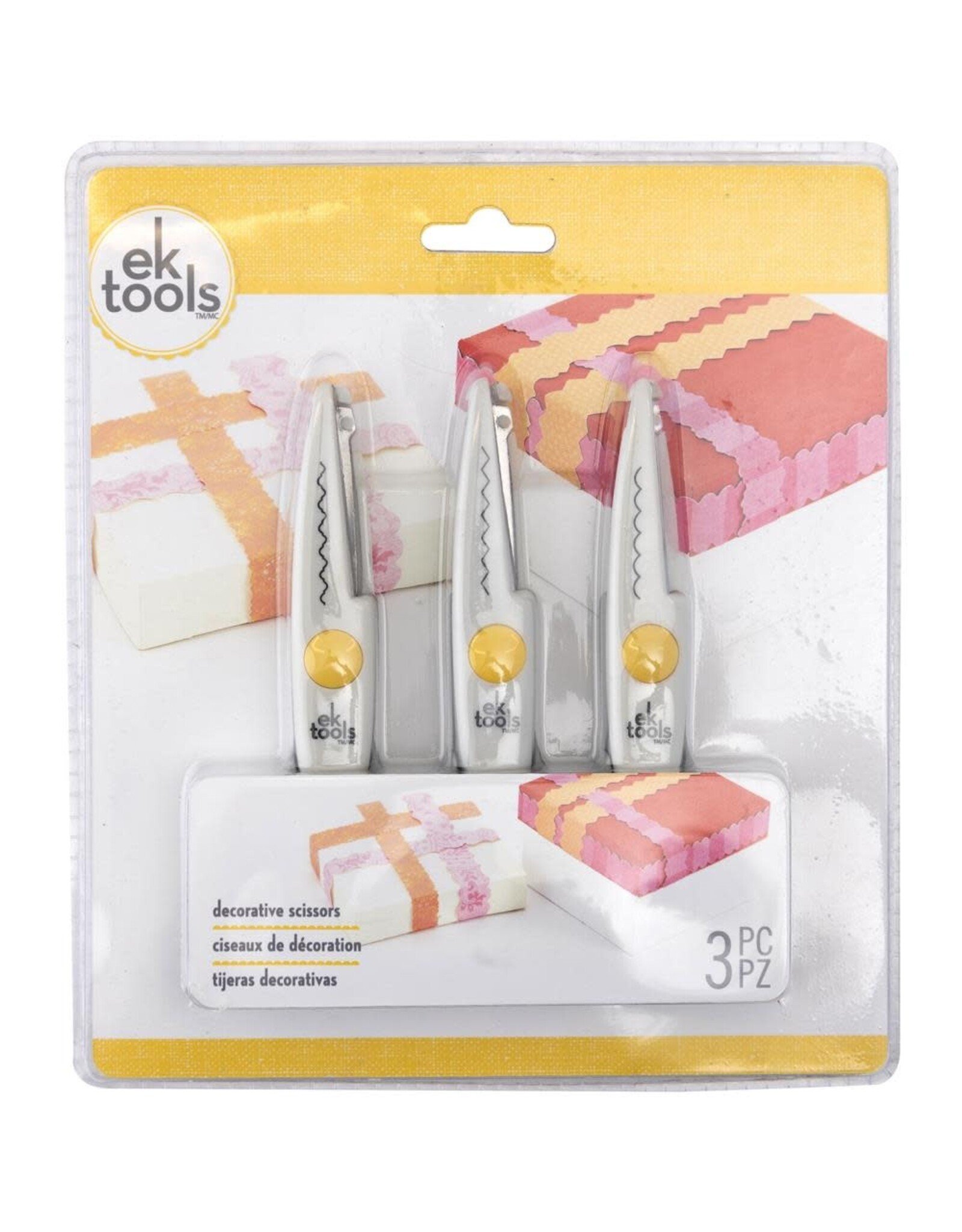 EK SUCCESS EK SUCCESS DECORATIVE SCISSORS 3/PK