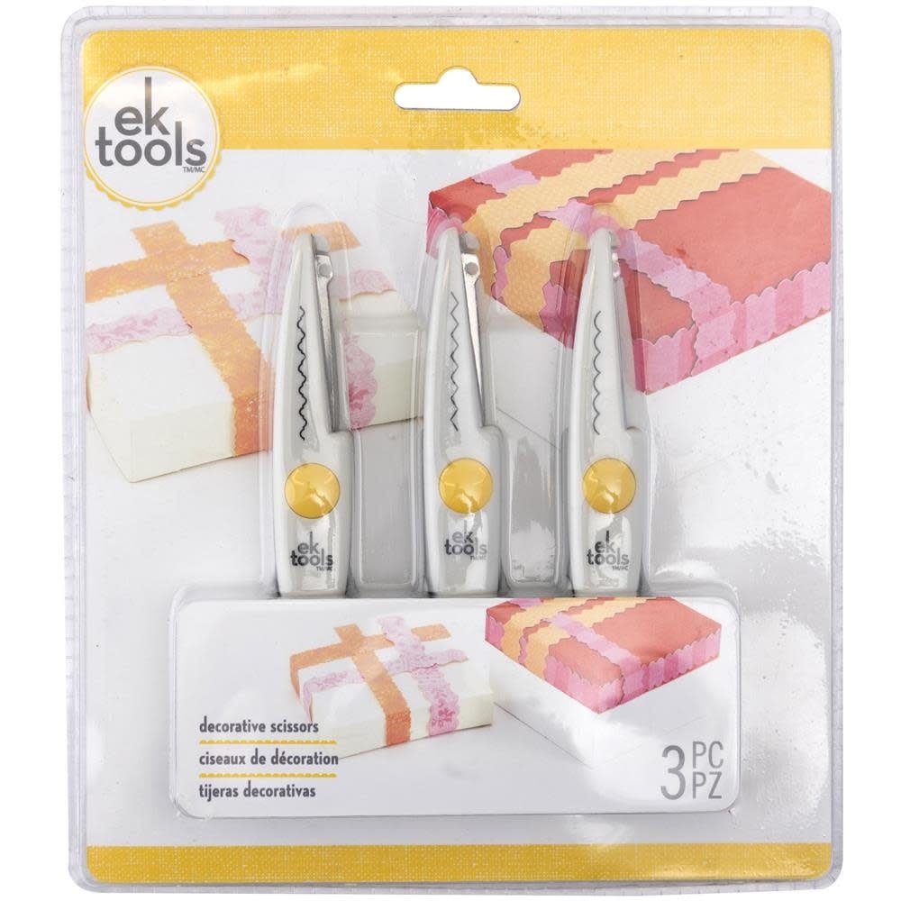 EK SUCCESS EK SUCCESS DECORATIVE SCISSORS 3/PK