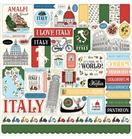 CARTA BELLA CARTA BELLA ITALY 12x12 CARDSTOCK STICKERS