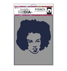 RANGER RANGER DINA WAKLEY MEDIA STENCIL PROUD WOMAN 9"X6"