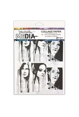 RANGER RANGER DINA WAKLEY MEDIA COLLAGE TISSUE PAPER PHOTO TRANSFERS 20PK 7.5X10