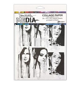 RANGER RANGER DINA WAKLEY MEDIA COLLAGE TISSUE PAPER PHOTO TRANSFERS 20PK 7.5X10