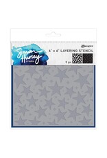 RANGER RANGER SIMON HURLEY SPARKLING STARS 6x6 STENCIL SET