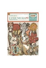 STAMPERIA STAMPERIA FURRY FRIENDS EPHEMERA ADHESIVE PAPER CUT OUTS