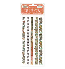 STAMPERIA STAMPERIA FURRY FRIENDS STRIPES RUB-ON