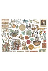 STAMPERIA STAMPERIA FURRY FRIENDS CHIPBOARD DIE CUTS