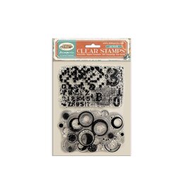 STAMPERIA STAMPERIA FURRY FRIENDS 2 PATTERNS CLEAR STAMP SET