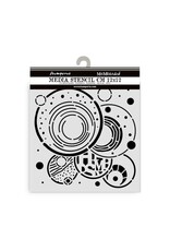STAMPERIA STAMPERIA FURRY FRIENDS VIBRANT CIRCLES 12x12cm STENCIL