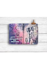 STAMPERIA STAMPERIA FURRY FRIENDS COFFEE PRINTS 12x25cm STENCIL
