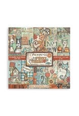 STAMPERIA STAMPERIA FURRY FRIENDS 8x8 PAPER PACK 10 SHEETS