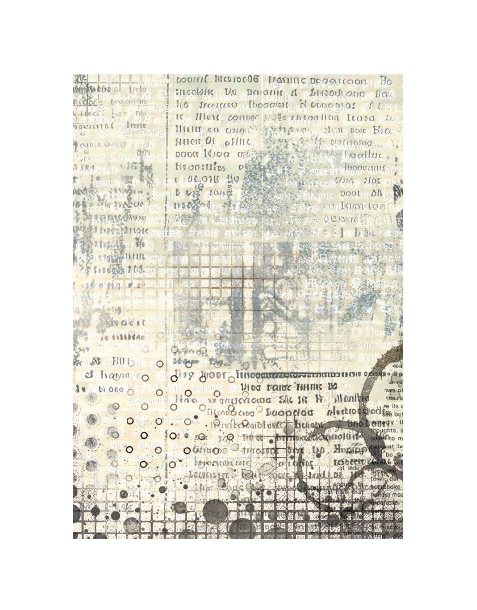 STAMPERIA STAMPERIA FURRY FRIENDS ASSORTED A6 RICE PAPER DECOUPAGE BACKGROUNDS 10.5X14.8CM 8/PK