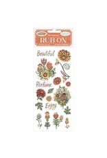 STAMPERIA STAMPERIA FURRY FRIENDS FLOWERS RUB-ON