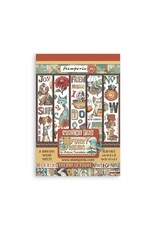 STAMPERIA STAMPERIA FURRY FRIENDS A5 WASHI PAD