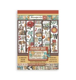 STAMPERIA STAMPERIA FURRY FRIENDS A5 WASHI PAD