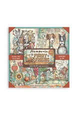 STAMPERIA STAMPERIA FURRY FRIENDS MAXI PAD 12x12 PAPER PACK 22 SHEETS