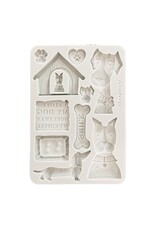 STAMPERIA STAMPERIA FURRY FRIENDS I LOVE MY DOG A5 SILICONE MOULD