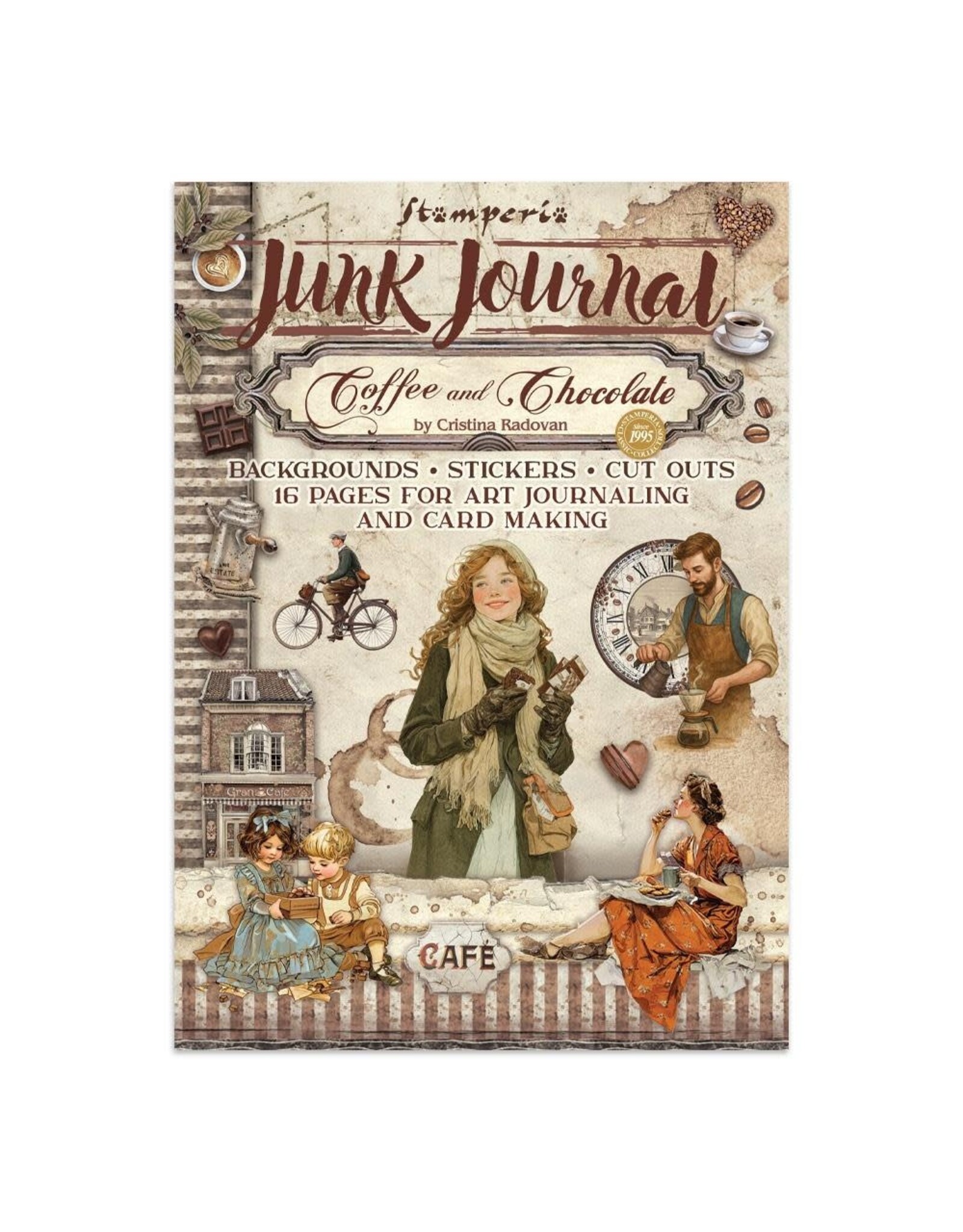 STAMPERIA STAMPERIA COFFEE AND CHOCOLATE JUNK JOURNAL