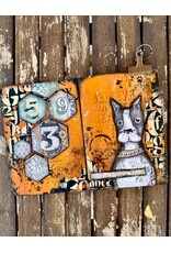 ANTONIS TZANIDAKIS ART JOURNAL BOOK PAGES A DOG'S EQUATION OCT 18 2025 16h30-21h