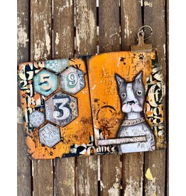 ANTONIS TZANIDAKIS ART JOURNAL BOOK PAGES A DOG'S EQUATION OCT 18 2025 16h30-21h