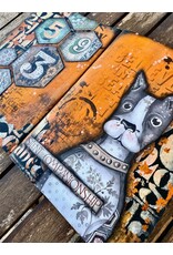 ANTONIS TZANIDAKIS ART JOURNAL BOOK PAGES A DOG'S EQUATION OCT 18 2025 16h30-21h