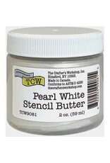 CRAFTERS WORKSHOP THE CRAFTERS WORKSHOP PEARL WHITE STENCIL BUTTER 2oz