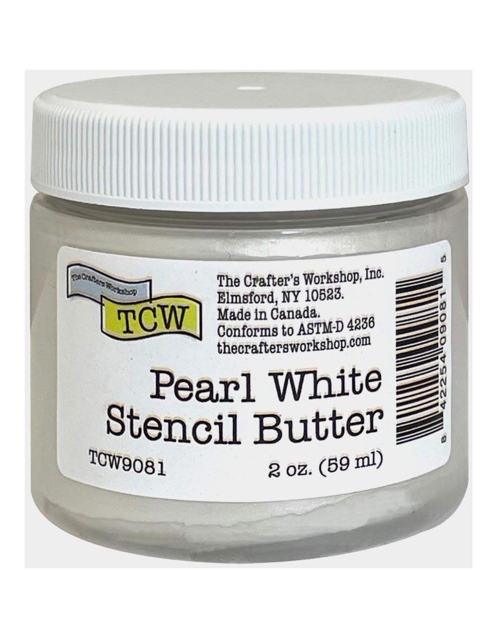 CRAFTERS WORKSHOP THE CRAFTERS WORKSHOP PEARL WHITE STENCIL BUTTER 2oz